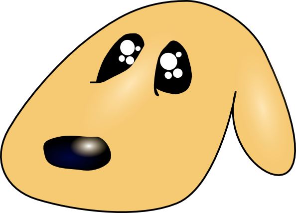 Sad Dog Clipart
