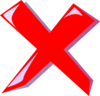 X Mark - vector clip art online, royalty free & public domain