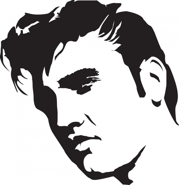 Elvis Presley stencil template | stencil template