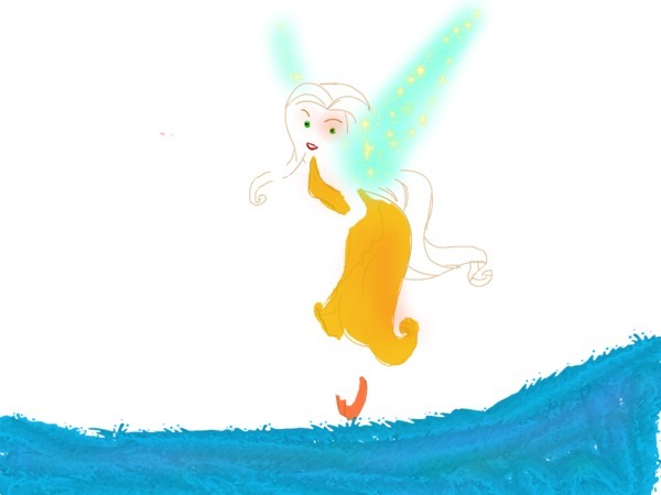 Fairy Outline ( I Made) by Kittyylover | Create Art | Disney