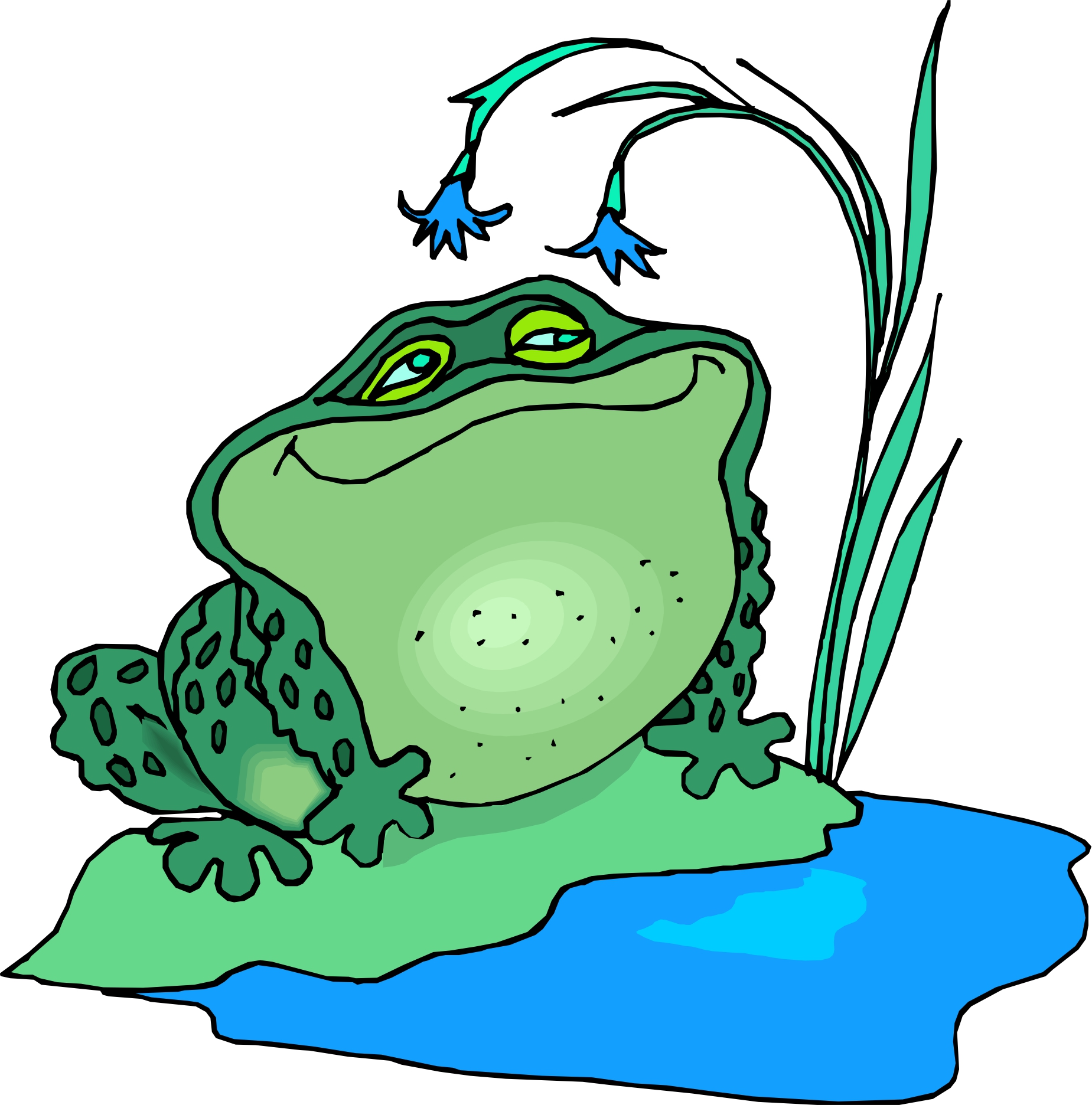 Cartoon Frogs