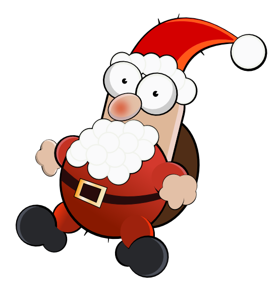 Cartoon santa clipart