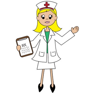 Cartoon nurse clip art