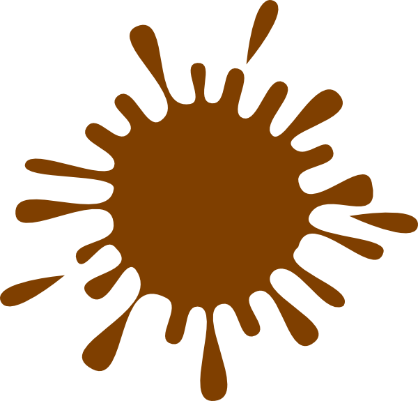 Mud splash clipart