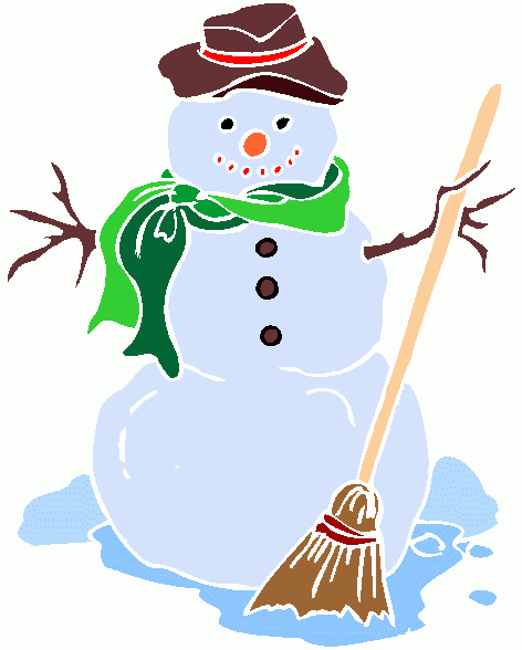 Gif clip art snowman