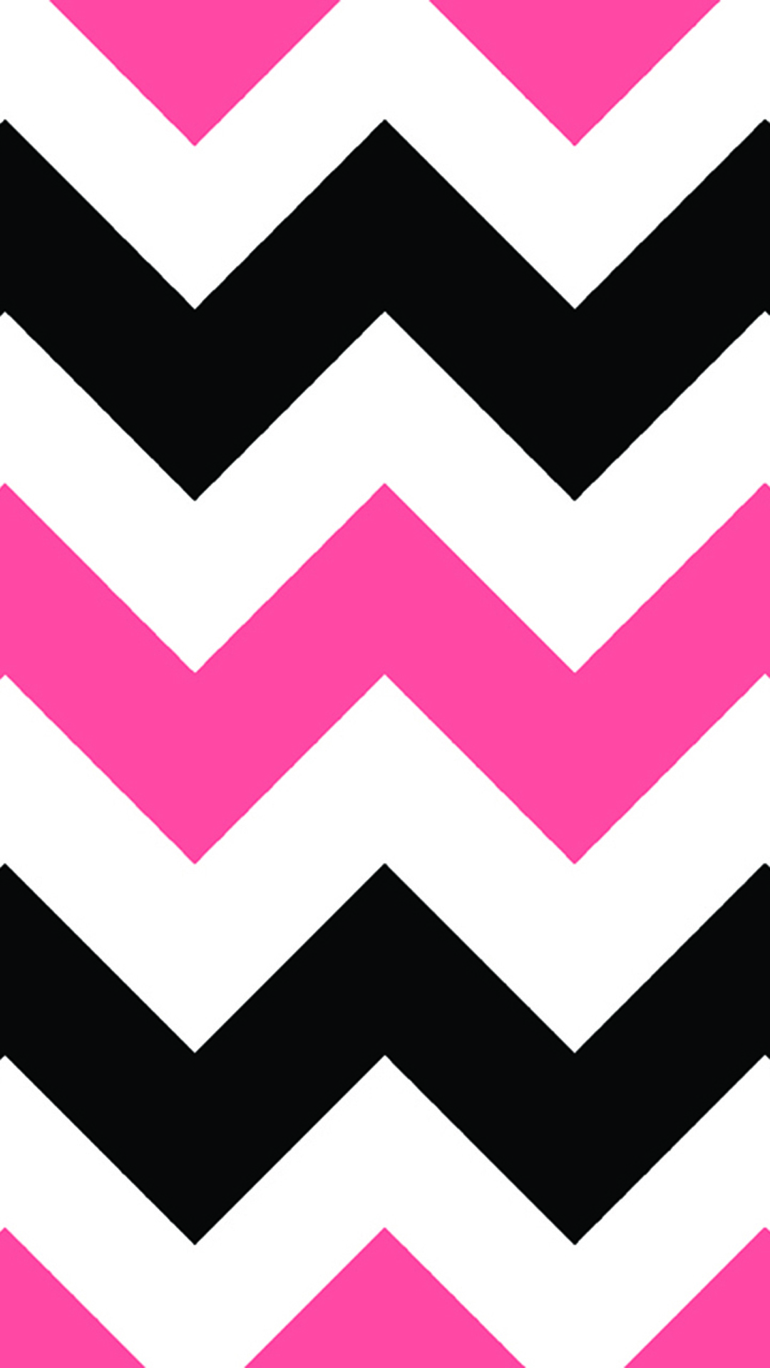 Pink and White Chevron Wallpaper