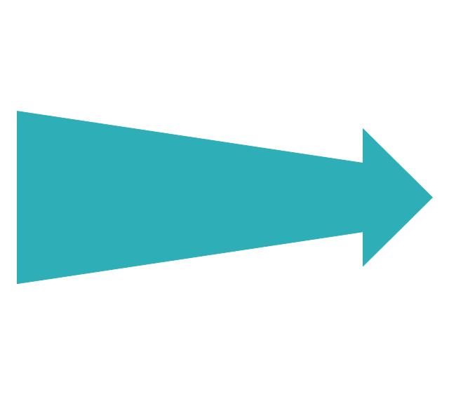 Sales arrows - Vector stencils library