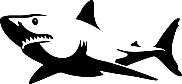 Shark Outline Clipart
