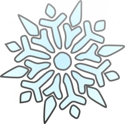 Erik Single Snowflake clip art Free vector in Open office drawing ...
