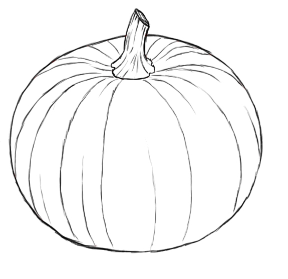 Pumpkin Drawing
