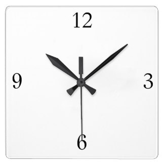 Numbers Template Wall Clocks | Zazzle