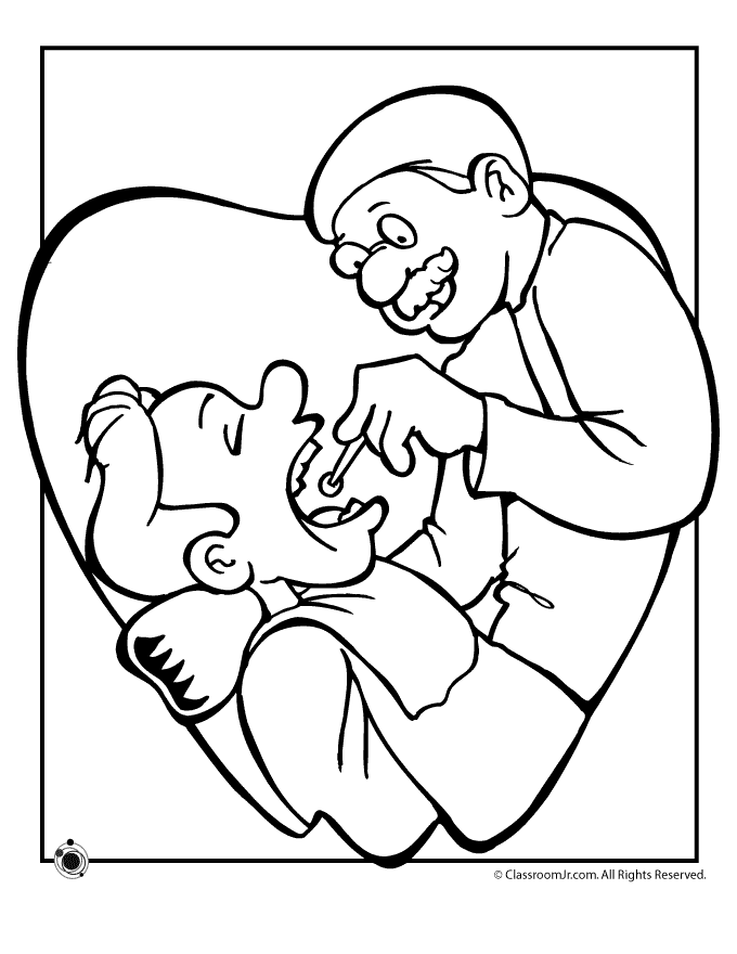 Dentist Coloring Pages | Classroom Jr.