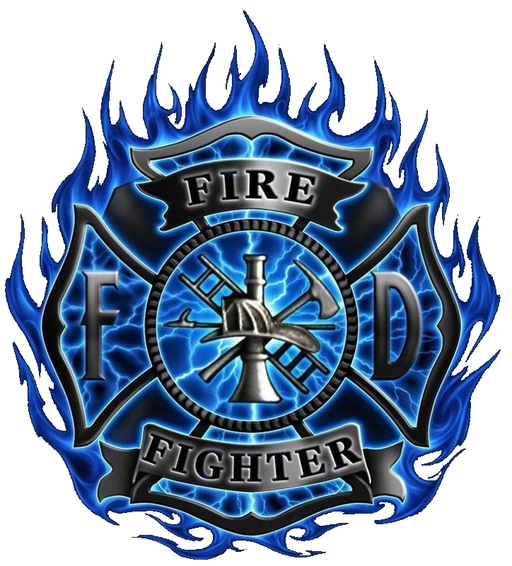 Fireman emblem clip art