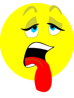 Tired Face Clipart
