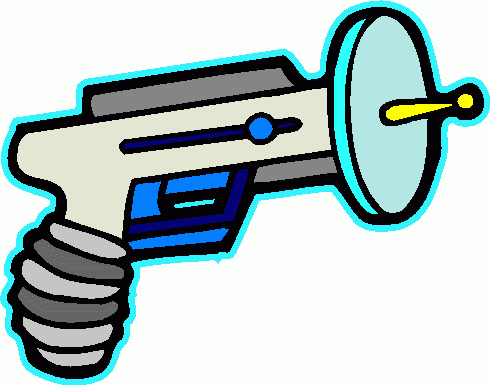 Laser gun clipart