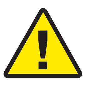 Warning Symbol Labels - Danger (Graphic Only) | Seton Canada