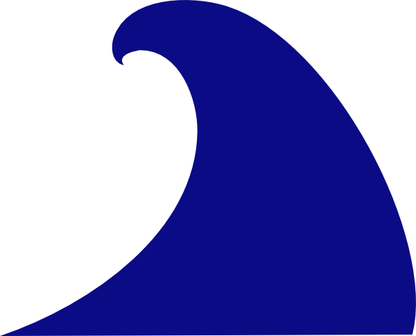 Waves wave clip art at vector clip art free