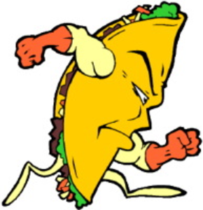 Taco salad clipart image #13901