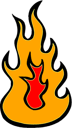 Flames vector art clipart - Clipartix