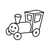 Train Engine birth announcement templates ( 11 found )