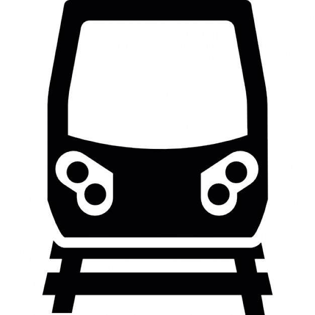 Train front view railroad Icons | Free Download