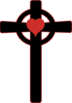 Heart And Cross Clipart