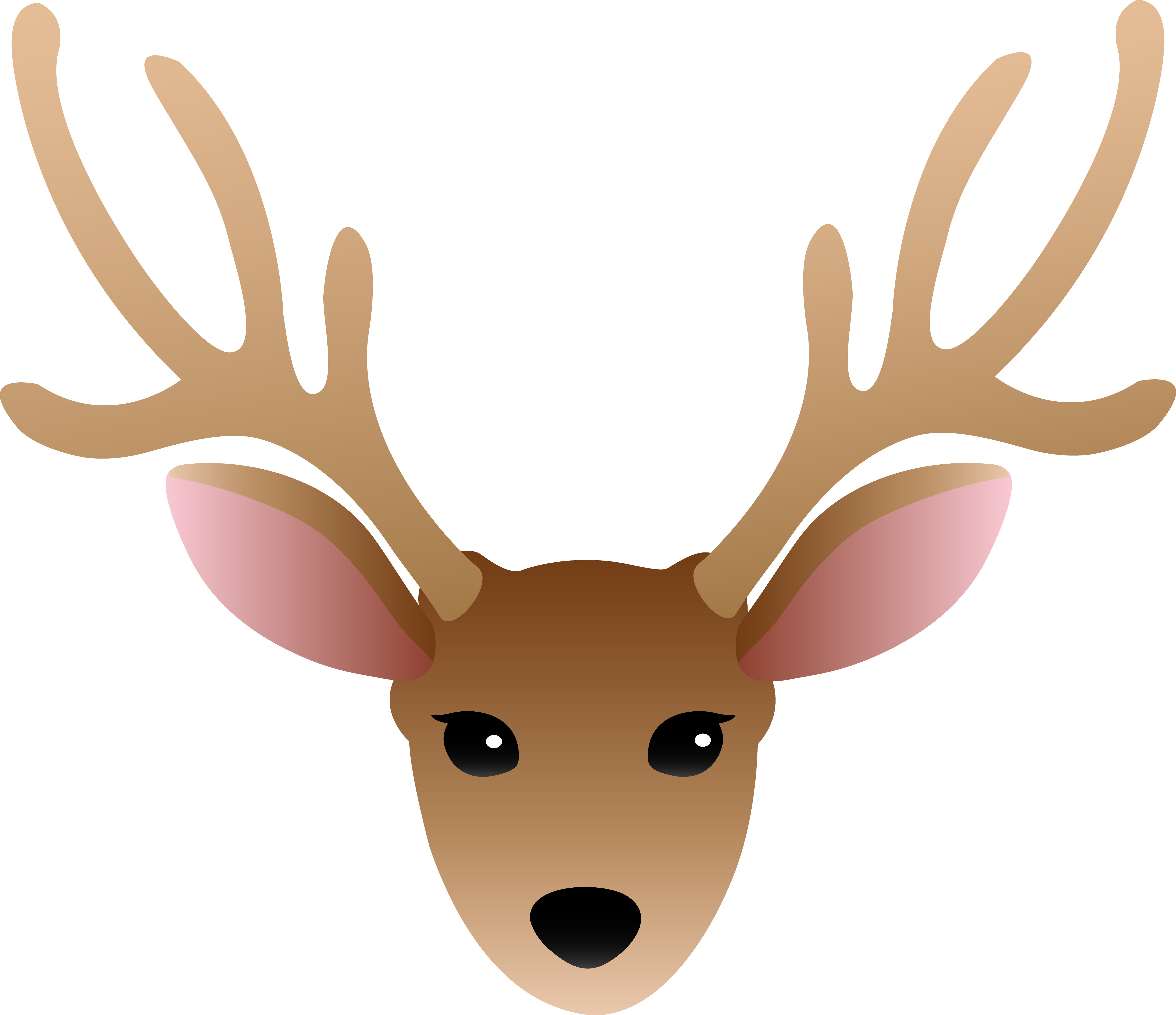 Cartoon deer clipart