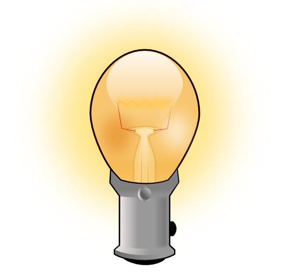 Light Bulb clip art Free Vector