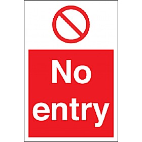 No Entry Sign | Prohibition Signs