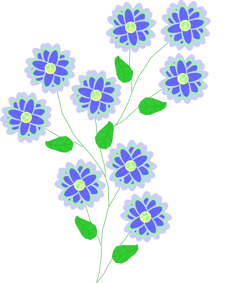 Scalable Vector Graphics Peace Sign Flower 53 peacesymbol.org ...