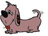 Cute little puppy dog animated gif loops