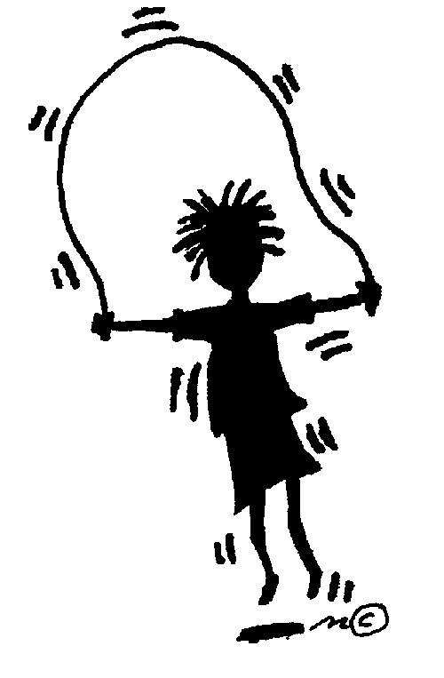 girl jump roping - Clip Art Gallery