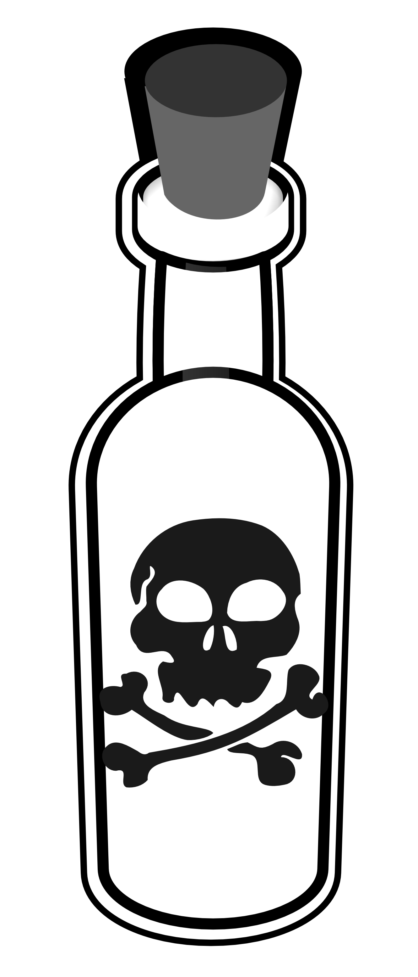 poison bottle black white line art tatoo tattoo SVG