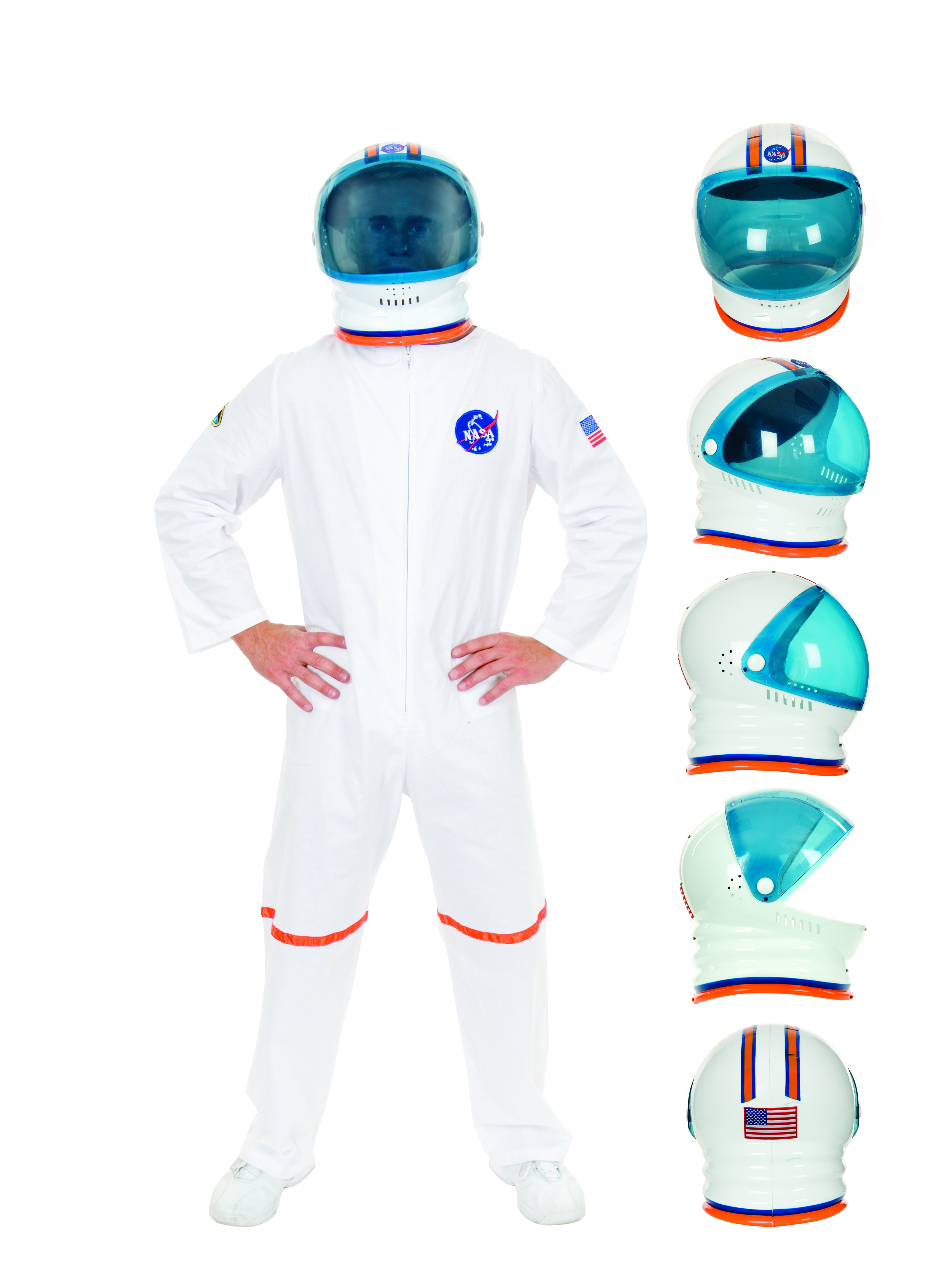 Astronaut Suit White Adult Costume - Astronaut Suit White Adult ...