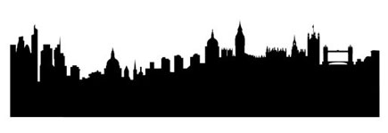 London Silhouette - ClipArt Best