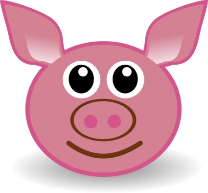 gambar-kartun-lucu-wajah-hewan-babi | CORETAN PENA