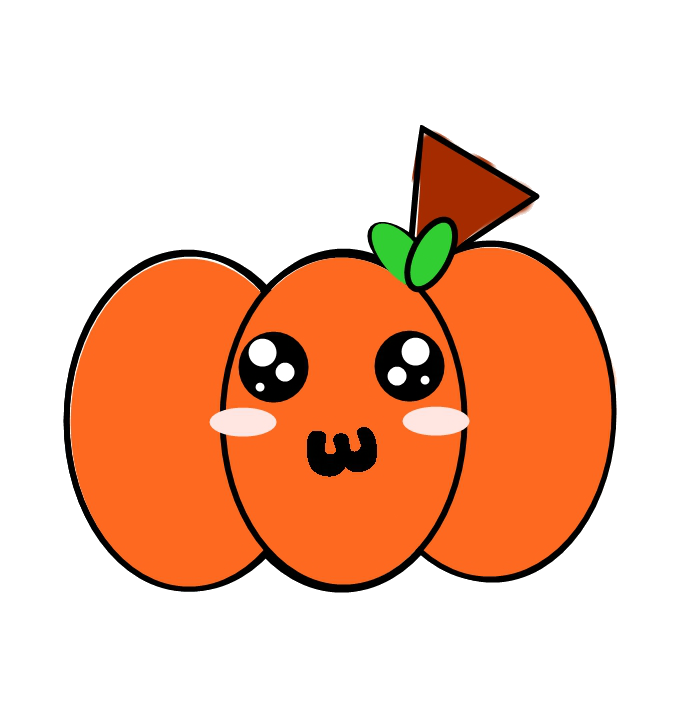 Calabaza Kawaii Png by Martui44