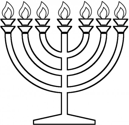 Menorah Vector clip art - Free vector for free download