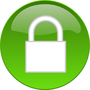 Padlock Button clip art - vector clip art online, royalty free ...