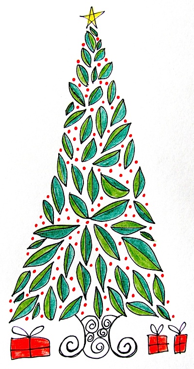a tale of two trees | mindful musings, illustrations