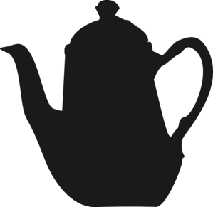 English Porcelain Teapot clip art - vector clip art online ...