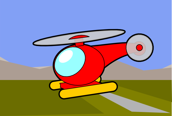 Helicopter Chopper clip art - vector clip art online, royalty free ...