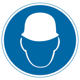 International Symbols Labels - Wear Head Protection (Graphic) from ...