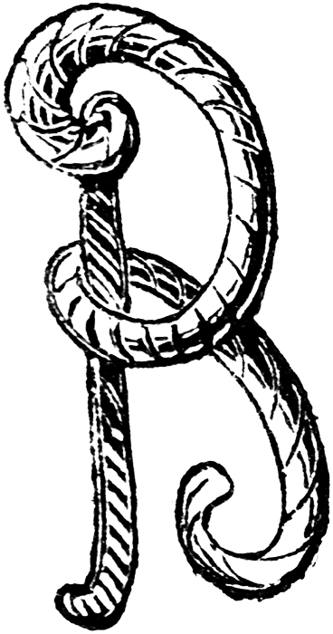 Educational ClipArt: Decorative Letters, B 4