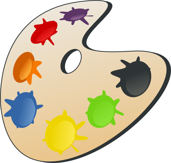 Color Palette clip art - vector clip art online, royalty free ...