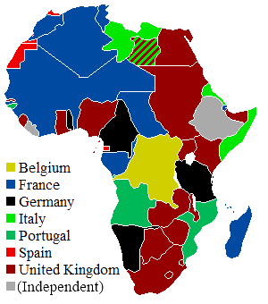 Map of Colonial Possessions in Africa in 1914 | The Philatelic ...