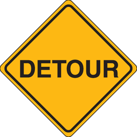 Traffic Signs - Detour, Traffic Control Signs | Seton