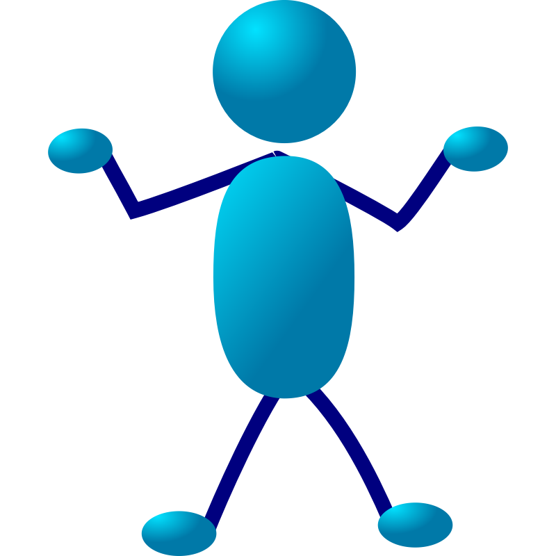 3d Stickman Clipart