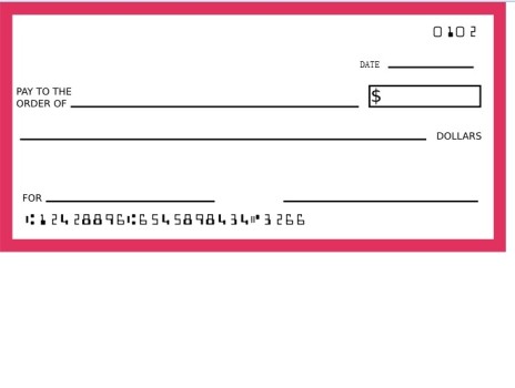 Blank Check - ClipArt Best