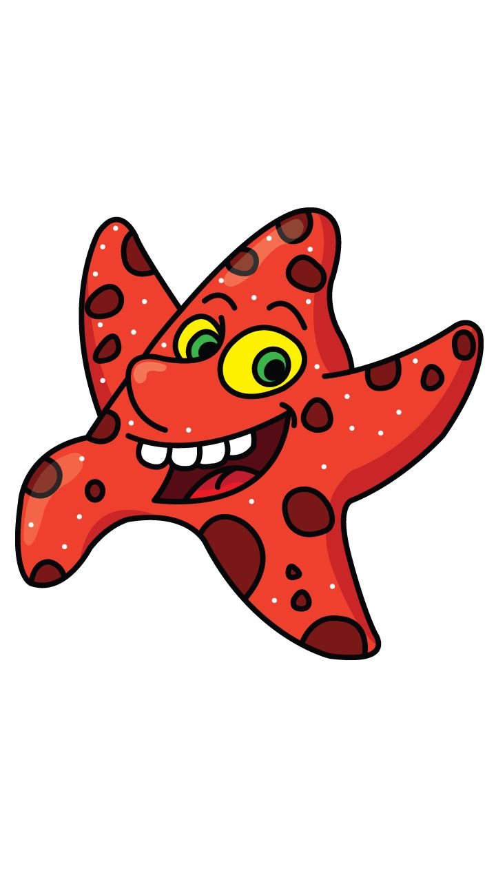 Cartoon Starfish | Illustrators ...